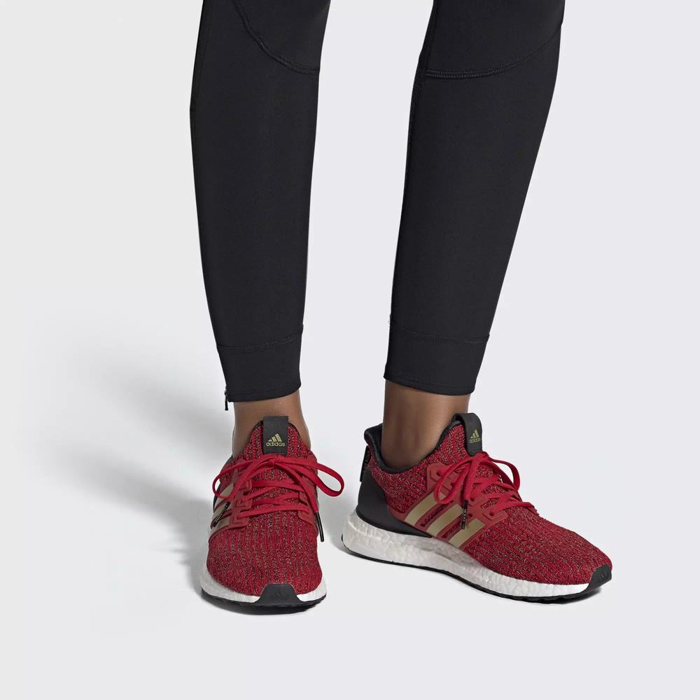 Adidas Game of Thrones House Lannister Ultraboost Tenis Para Correr Rojos Para Mujer (MX-29690)